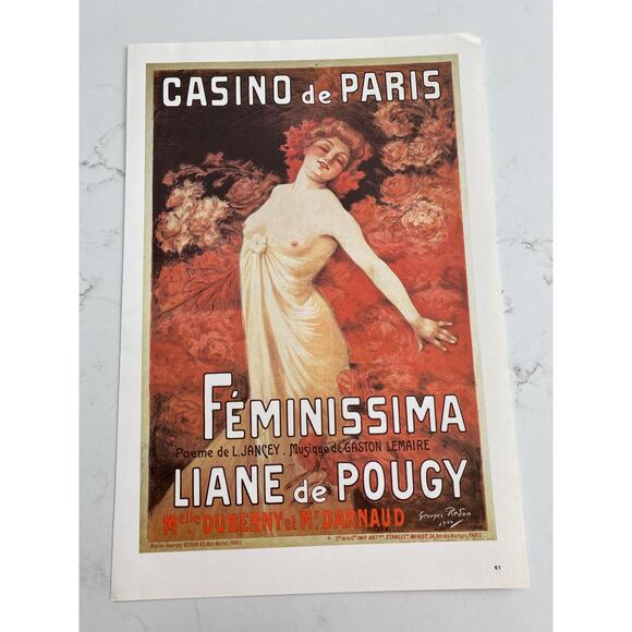 Casino De Paris, Liane De Pougy, Olympia, Rêve de Noël, Music Hall Posters, Book - Picture 1 of 5
